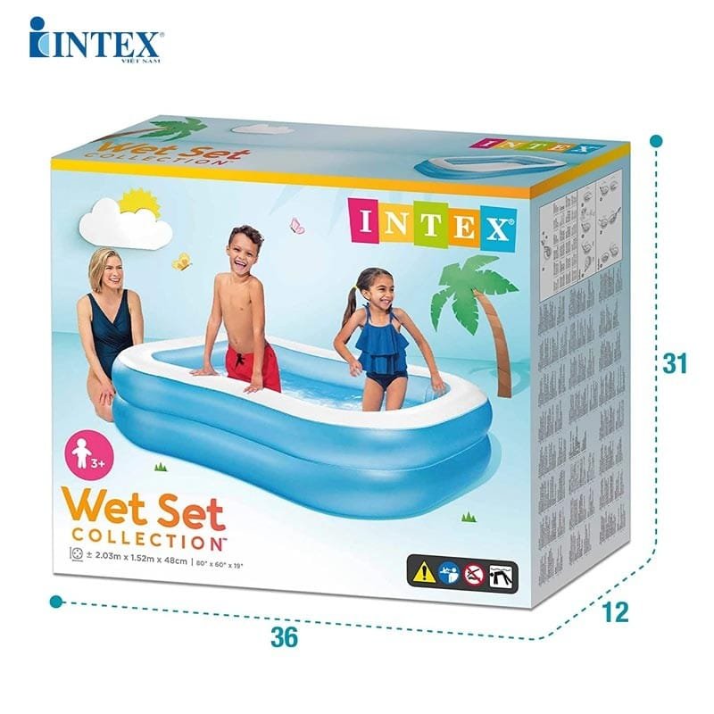 Bể bơi phao chữ nhật INTEX 57180_8