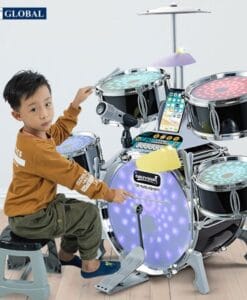 Bộ trống đồ chơi kèm đàn cho bé cỡ lớn nhiều chức năng Q531A