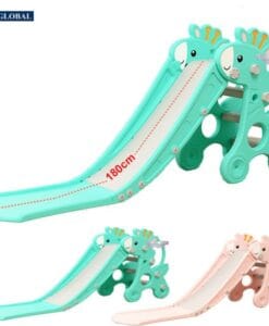 Cầu trượt chú hươu 1m8 có ném bóng rổ BSL302 (Quà Tặng Theo Chương Trình)